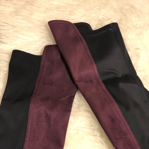 🎉Shoe’N Tale Wine over the knee Boots new in box - Picture 6 of 8